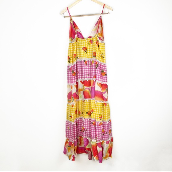 NWT | FARM Rio Mixed Picnic Maxi Dress - Picture 6 of 8